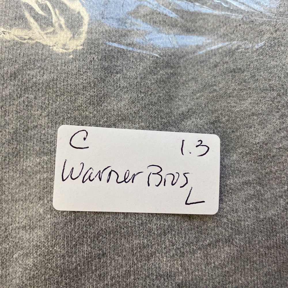 Vintage Warner Bros Sweatshirt Men Large Taz Bugs Bunny Sylvester Marvin Martian - Picture 13 of 13